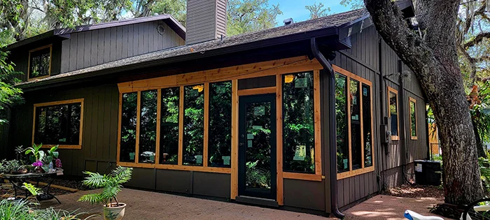 Aluminum hurricane rated windows for durable, modern designs in Florida.